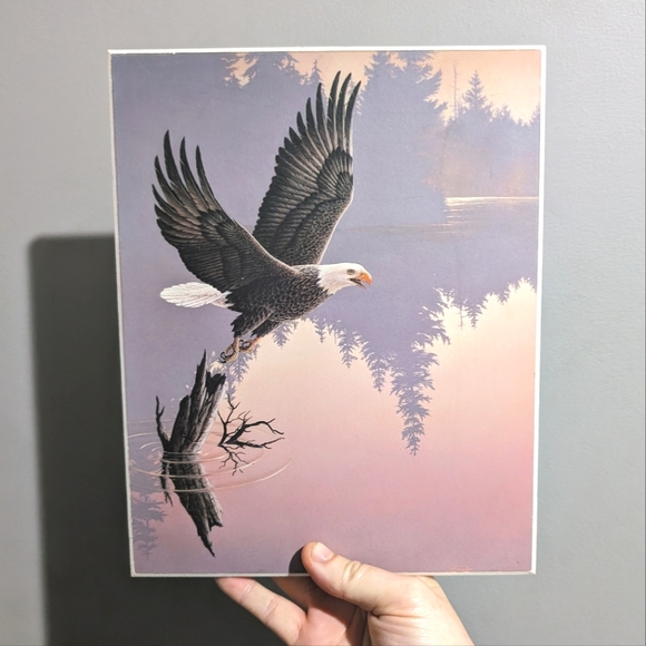 Jan Handcrafts Victoria BC Eagle wall plaque - Picture 1 of 10